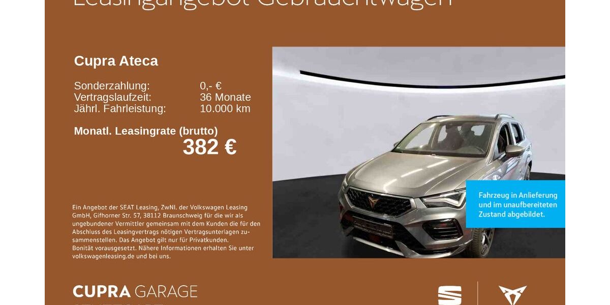 Cupra Ateca 42.434 km 27.930 &euro; Stuttgart-Feuerbach 70469