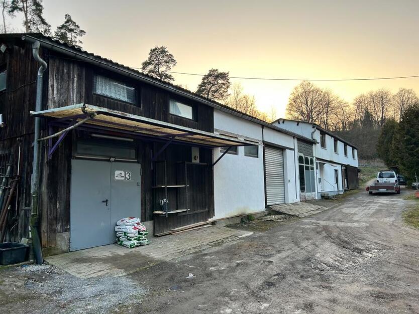 Großes Grundstück 2500qm Haus mit 2 Wohnungen Werkstatt Lager