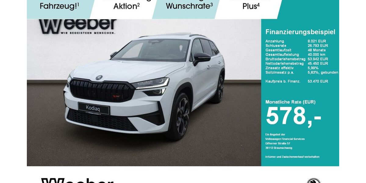 Skoda Kodiaq 19.890 km 51.470 &euro; Weil der Stadt 71263
