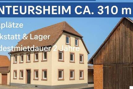 ?? Ideal für Monteure: Großes Monteursheim mit ca. 310?m² Wohnfläche+Stellplätzen,Lager & Werkstatt!