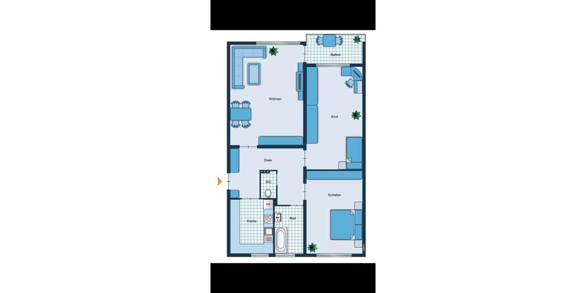 Etagenwohnung Schönaich - 3 Zimmer, 71 m&sup2;, 299.000&euro; | Angebot:26149026