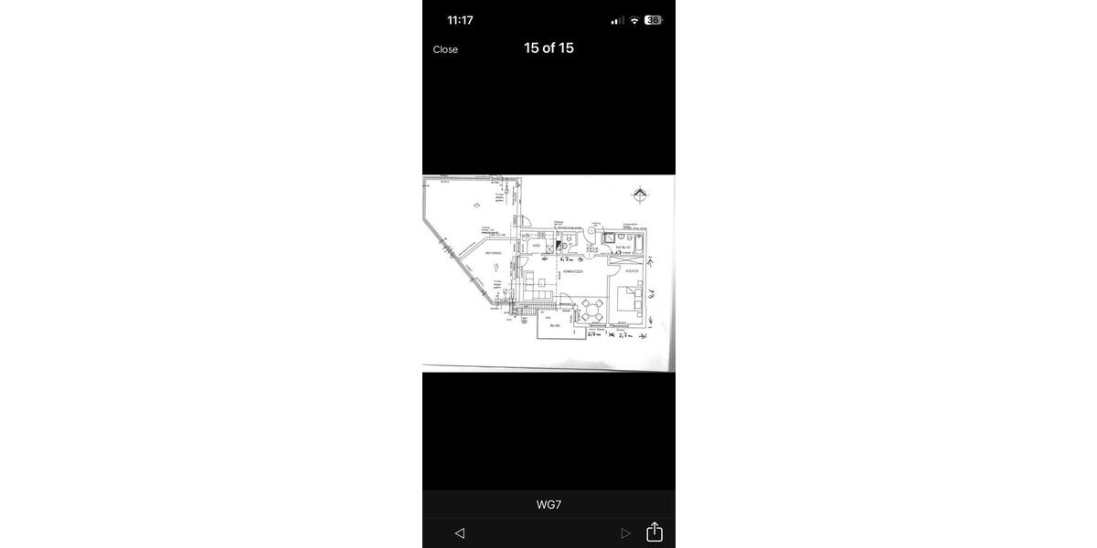 DG Wohnung mit Balkon und großer Terrasse 2 zimmer