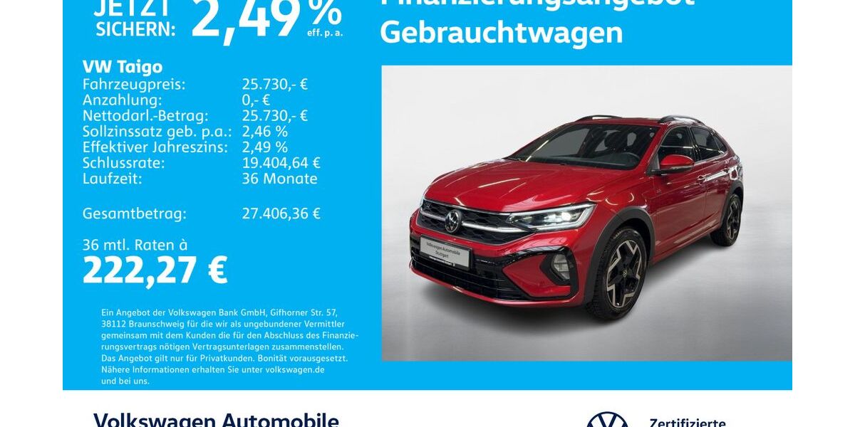 VW Taigo 15.918 km 25.430 &euro; Stuttgart-Feuerbach 70469