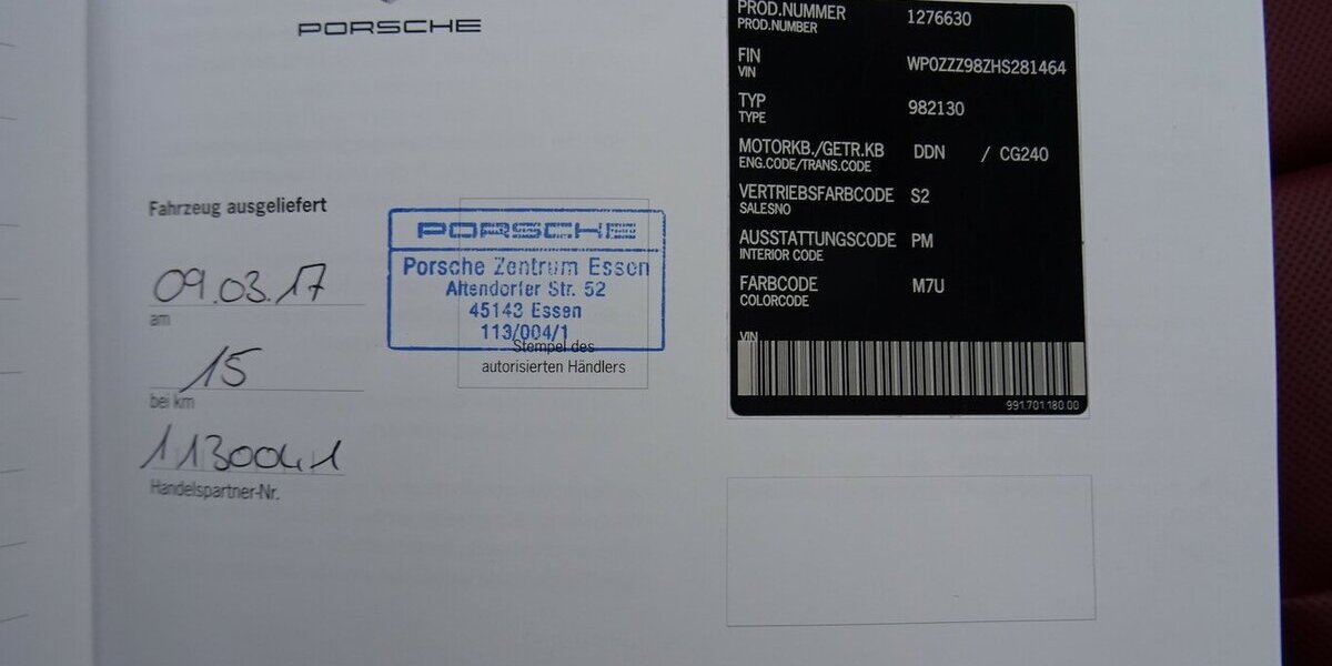 Porsche 718 Cayman S PDK*1.Hand,PCM,PDLS,Sport Chrono* 130.000 km 39.850 &euro; Schorndorf 73614