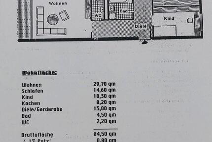 Wohnung Stuttgart Fasanenhof-Ost - 3 Zimmer, 88 m&sup2;, 390.000&euro; | Angebot:26984833