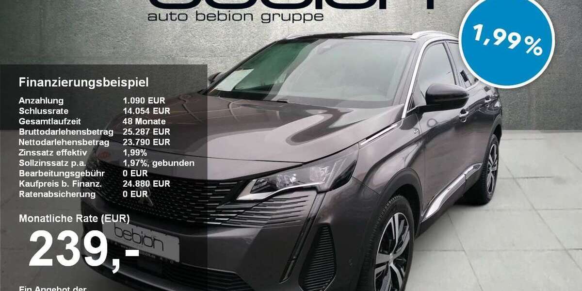 Peugeot 3008 30.200 km 24.880 &euro; Schönaich 71101