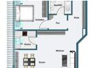 Dachgeschoßwohnung Leonberg - 2.5 Zimmer, 60 m&sup2;, 900&euro; | Angebot:25719326