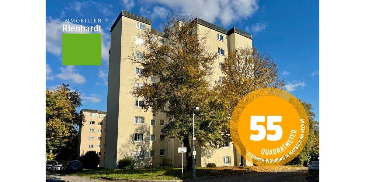 55qm! 3-Zimmer-Wohunung in Marbach am Neckar 3 zimmer