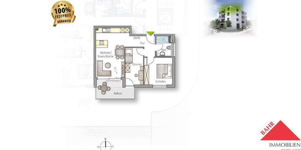 Wohnung zum Kaufen in Holzgerlingen 425.000 € 64 m² 3 zimmer