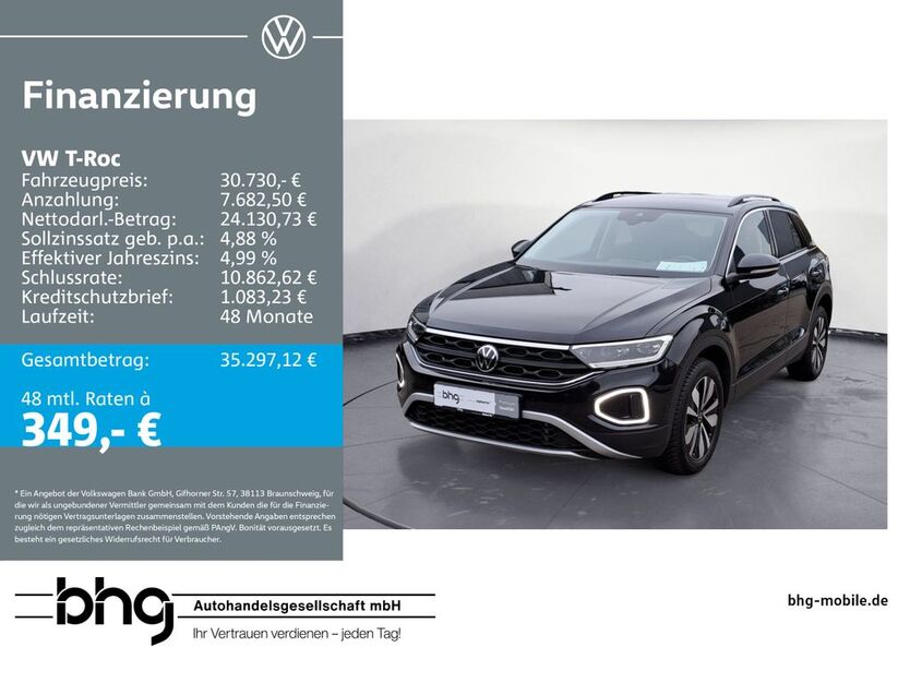 VW T-Roc 26.123 km 30.260 € Reutlingen 72770