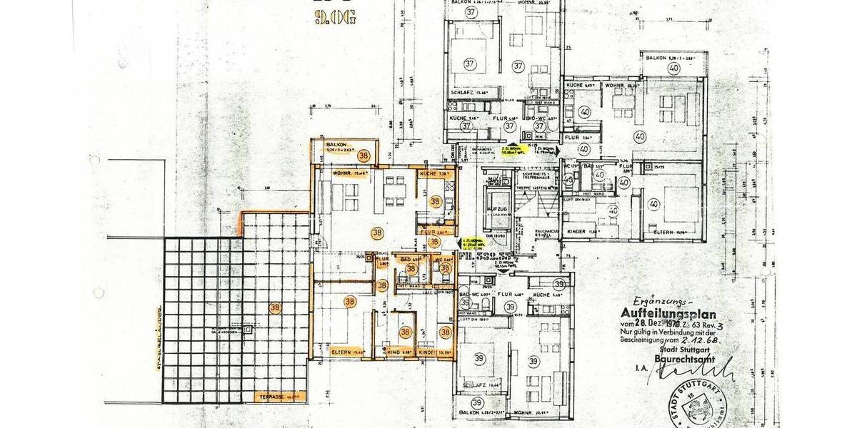 Terrassenwohnung Stuttgart Botnang - 4 Zimmer, 113 m&sup2;, 595.000&euro; | Angebot:26512913