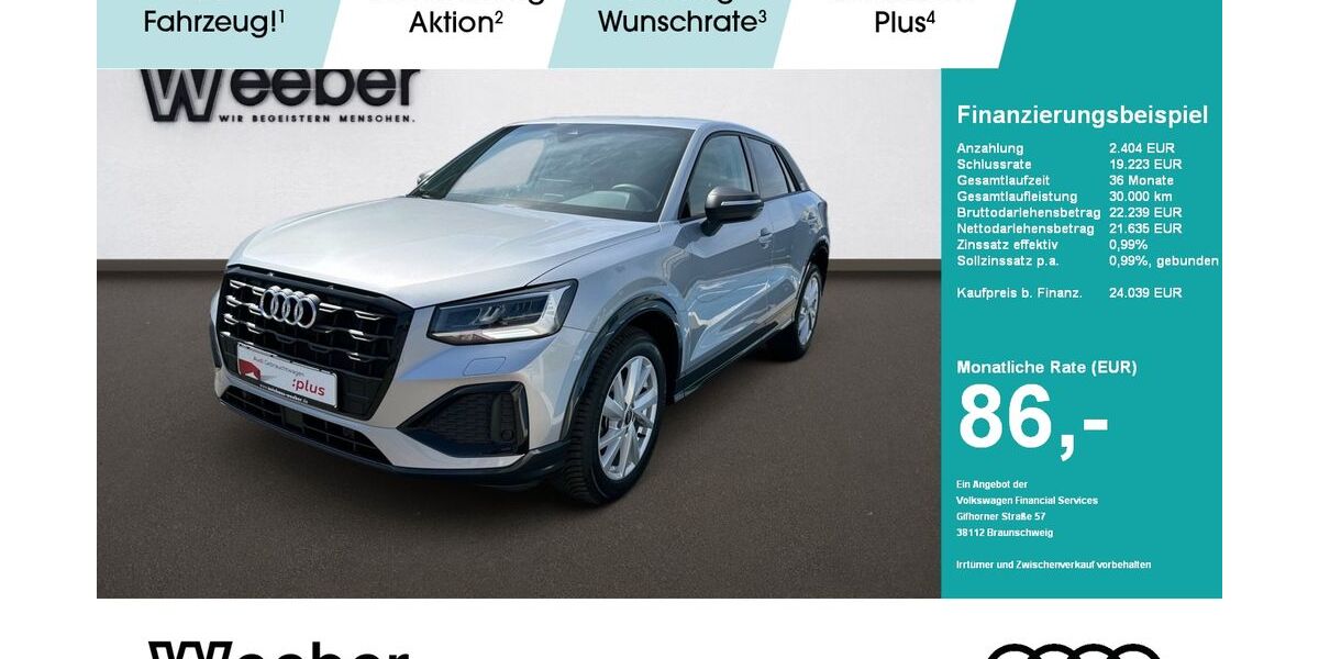 Audi Q2 7.734 km 22.590 &euro; Weil der Stadt 71263