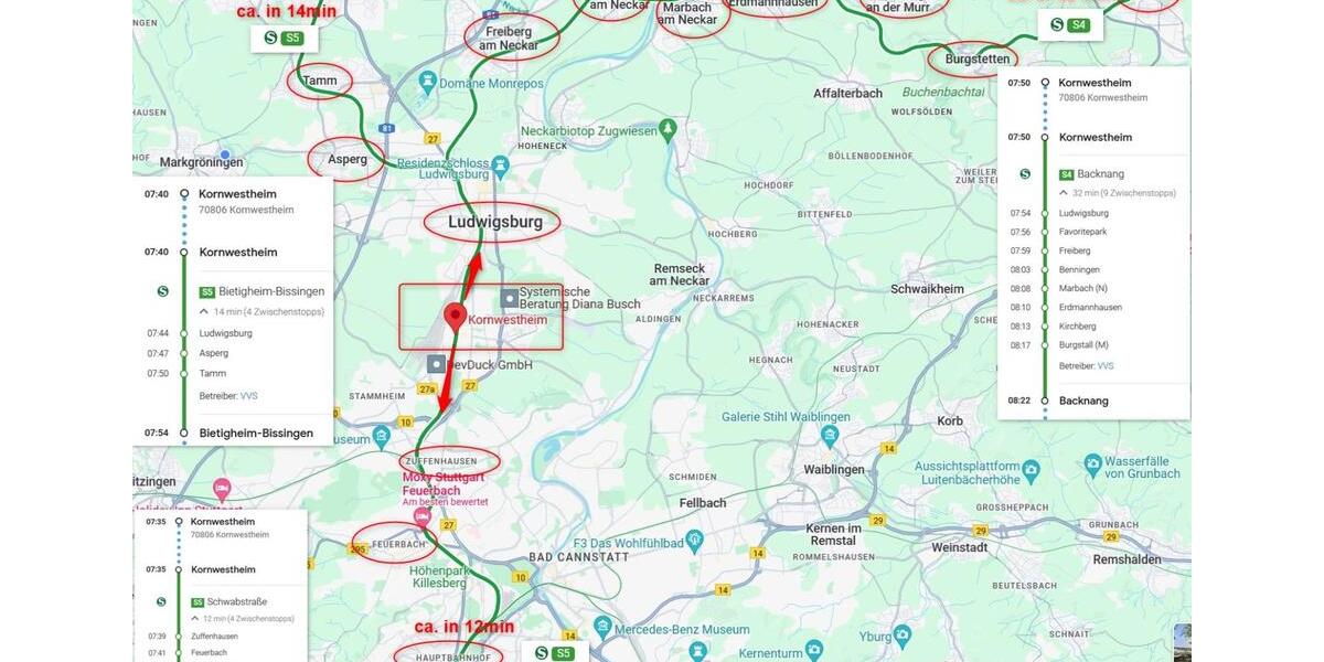 Etagenwohnung Ludwigsburg Eglosheim - 1 Zimmer, 12 m&sup2;, 585&euro; | Angebot:25422653