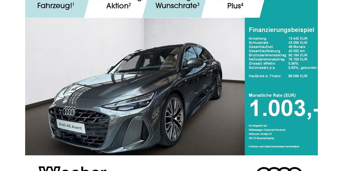 Audi A6 2.999 km 81.870 &euro; Leonberg 71229