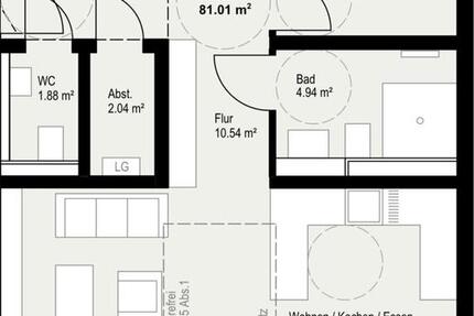 Wohnung Esslingen am Neckar Pliensauvorstadt - 3.5 Zimmer, 81 m&sup2;, 659.000&euro; | Angebot:26545406