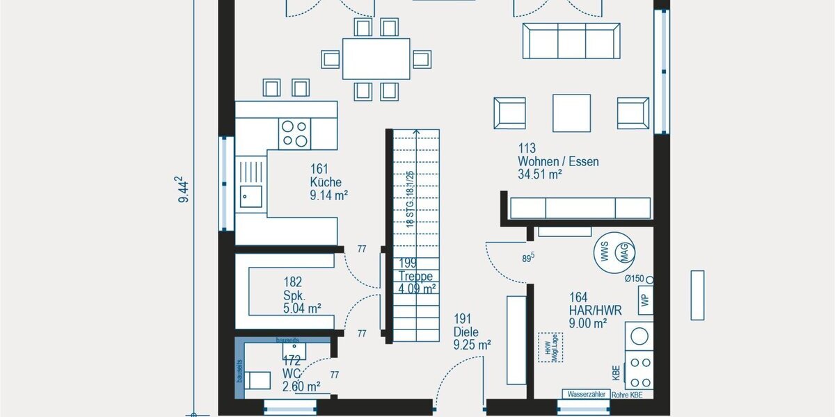 Ihr individuelles Einfamilienhaus in Ostfildern mit kalkuliertem Bauplatz - Flexibilität und Qualität nach Ihren Wünschen - Einfamilienhaus Ostfildern | Angebot:27346440