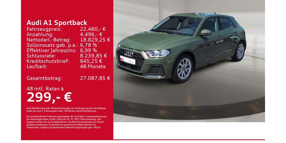 Audi A1 10.500 km 22.480 &euro; Kirchheim 73230