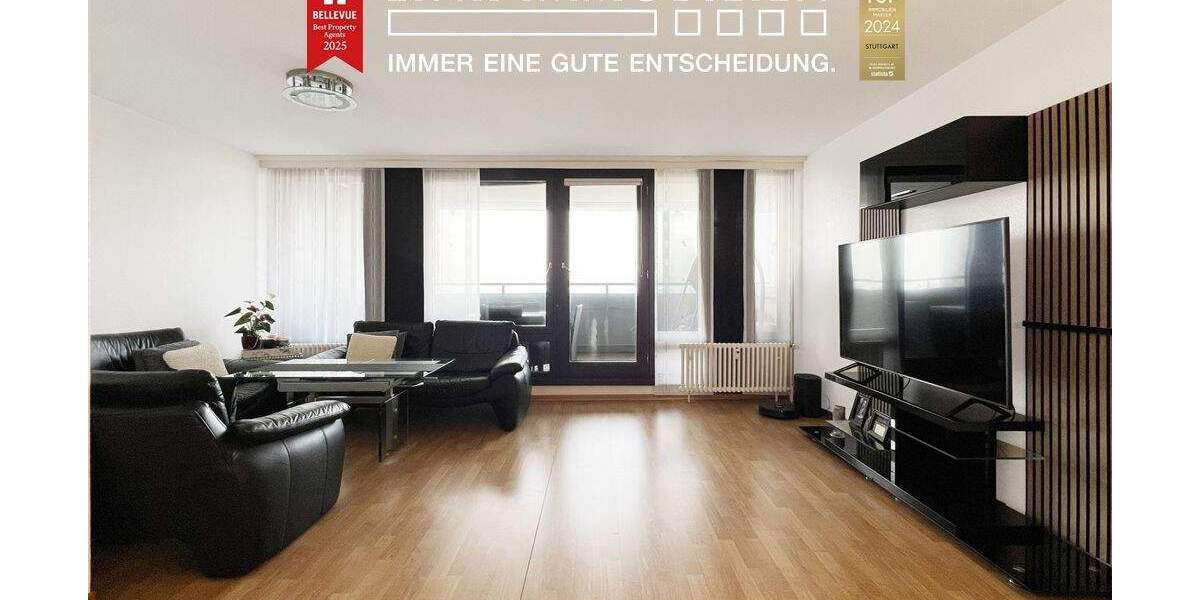 Etagenwohnung Stuttgart Neugereut - 3 Zimmer, 98 m&sup2;, 274.000&euro; | Angebot:25473815