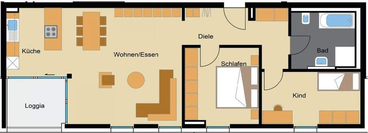 Modern. Hell. Zuhause - 3-Zi-Wohnung mit Loggia & TG-Stellplatz im Scharnhauser Park 3 zimmer
