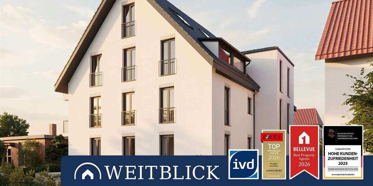 Etagenwohnung Ludwigsburg Hoheneck - 4 Zimmer, 104 m&sup2;, 649.000&euro; | Angebot:26223267