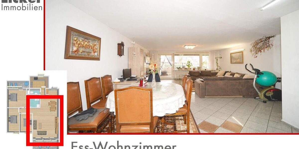 Etagenwohnung Winnenden Schelmenholz - 4 Zimmer, 108 m&sup2;, 330.000&euro; | Angebot:25212574