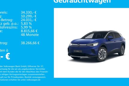 VW ID.4 3.617 km 34.330 &euro; Stuttgart-Wangen 70188
