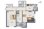 Etagenwohnung Stuttgart Rot - 3 Zimmer, 75 m&sup2;, 290.000&euro; | Angebot:26331564