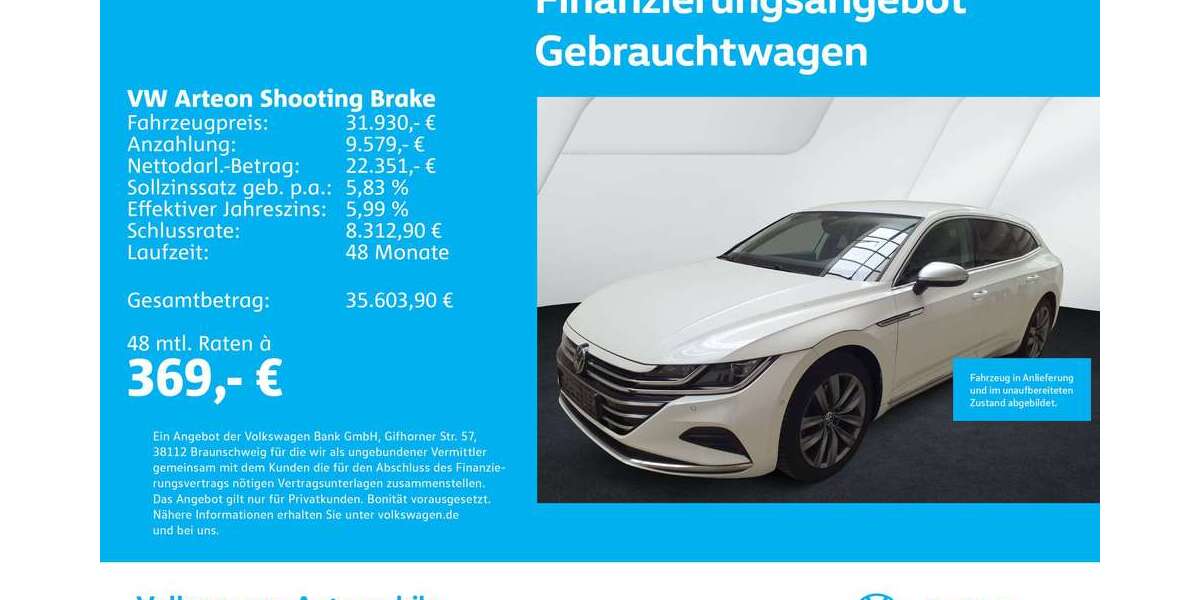 VW Arteon 14.879 km 31.930 € Stuttgart 70188