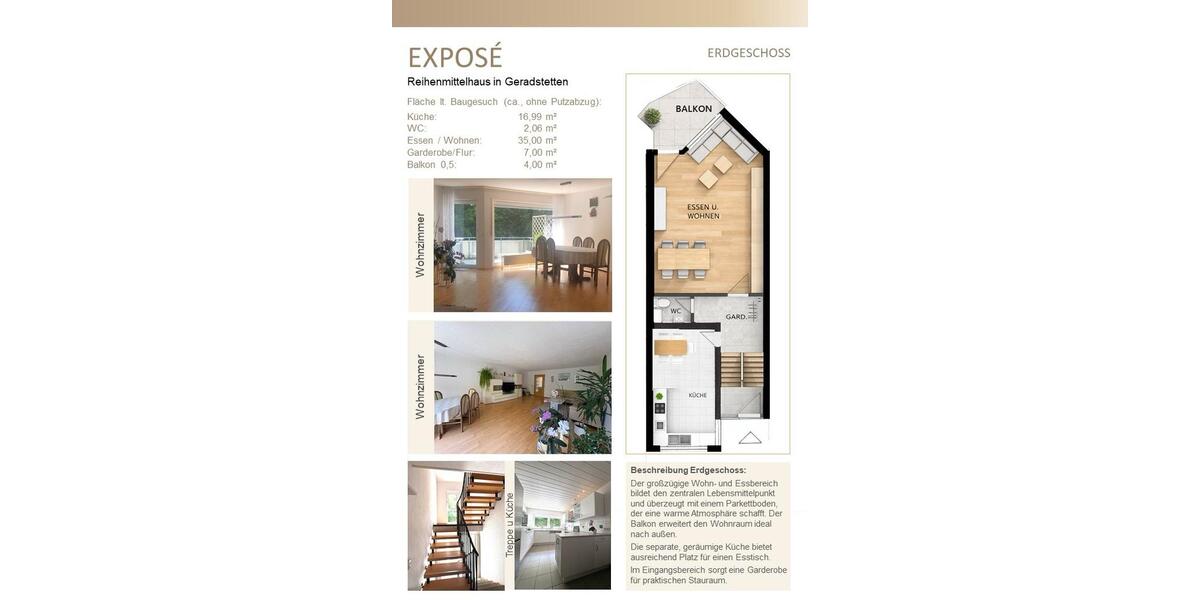 Reihenhaus Remshalden - 6 Zimmer, 160 m&sup2;, 629.000&euro; | Angebot:26883506