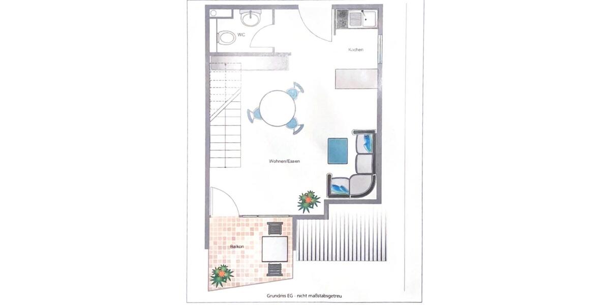 Maisonettenwohnung Schönaich - 2 Zimmer, 44 m&sup2;, 900&euro; | Angebot:26623383