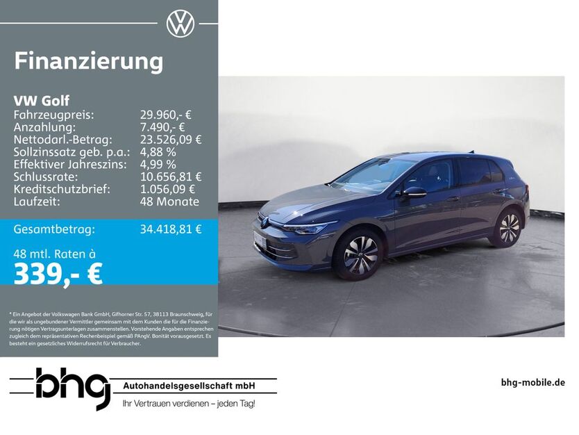 VW Golf 25.144 km 29.960 € Reutlingen 72770