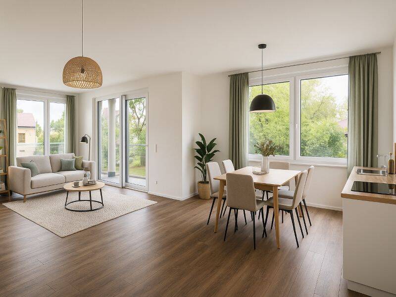 Erstbezug! Exklusive Stadtwohnung - energieeffizient, modern und zentral gelegen 3 zimmer