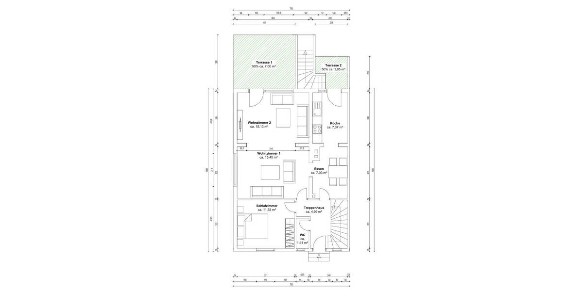 Mehrfamilienhaus, Wohnhaus Stuttgart / Rot Rot - 6 Zimmer, 151 m&sup2;, 698.000&euro; | Angebot:26439174