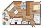 Etagenwohnung Tamm - 2 Zimmer, 58 m&sup2;, 239.000&euro; | Angebot:25733104