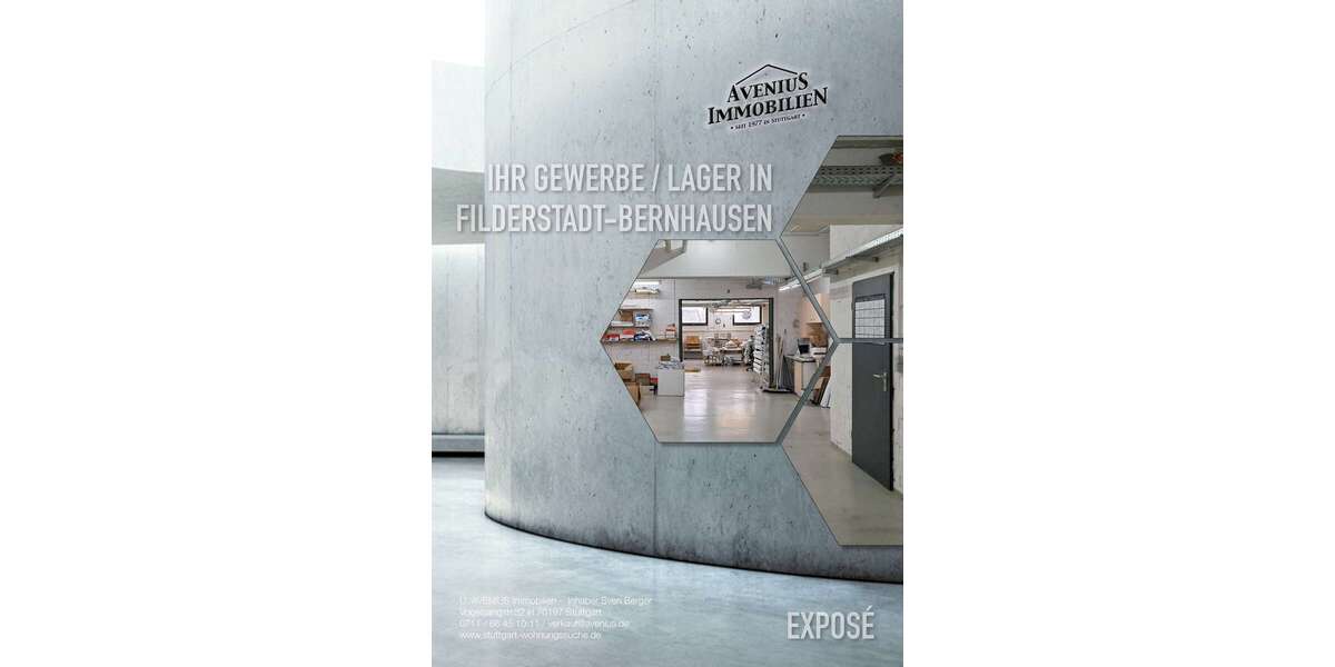 Gewerbeobjekt Filderstadt-Bernhausen Bernhausen - 1.050&euro; | Angebot:27437542