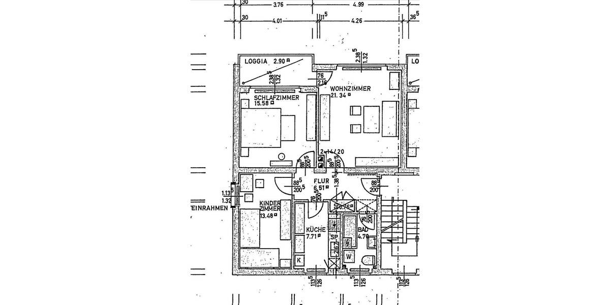 Etagenwohnung Böblingen - 3 Zimmer, 70 m&sup2;, 299.000&euro; | Angebot:26389938