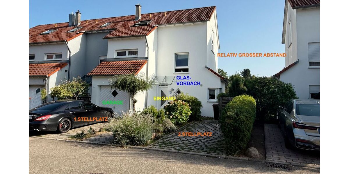 Großzügiges Reiheneckhaus in traumhafter und idyllischer Naturumgebung - Einfamilienhaus Remseck Hochberg Hochberg | Angebot:27296102