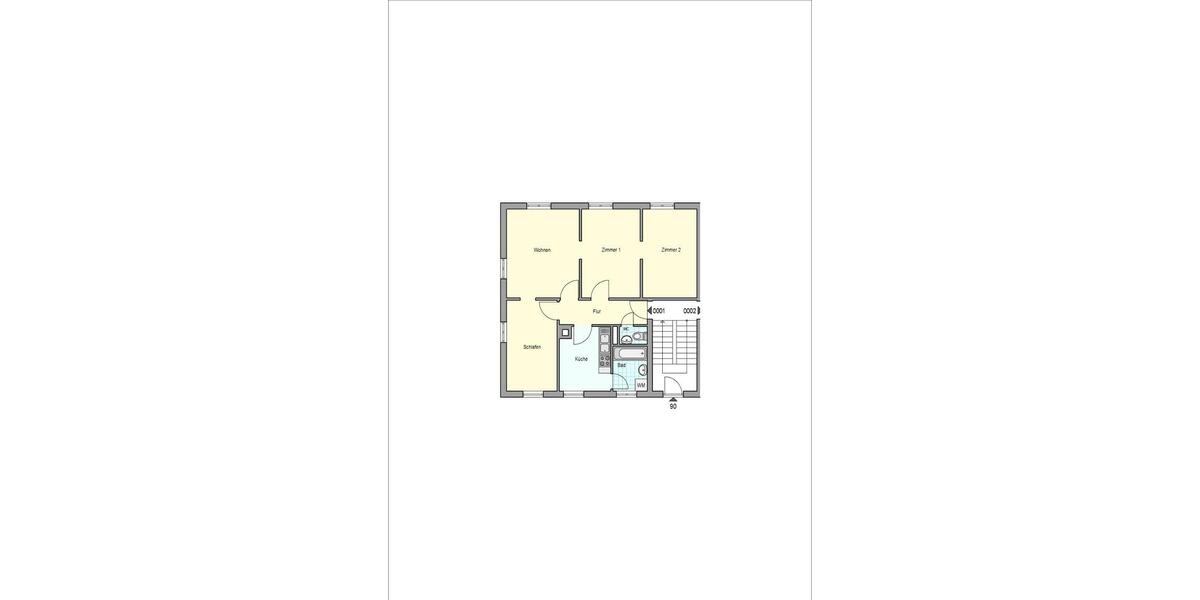 Erdgeschoßwohnung Esslingen am Neckar Brühl - 4 Zimmer, 74 m&sup2;, 835&euro; | Angebot:26193579