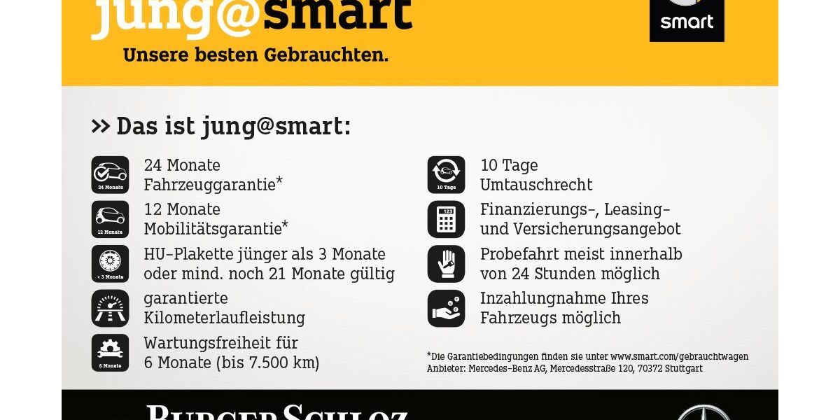 Smart ForTwo 42.511 km 9.390 &euro; Schorndorf 73614