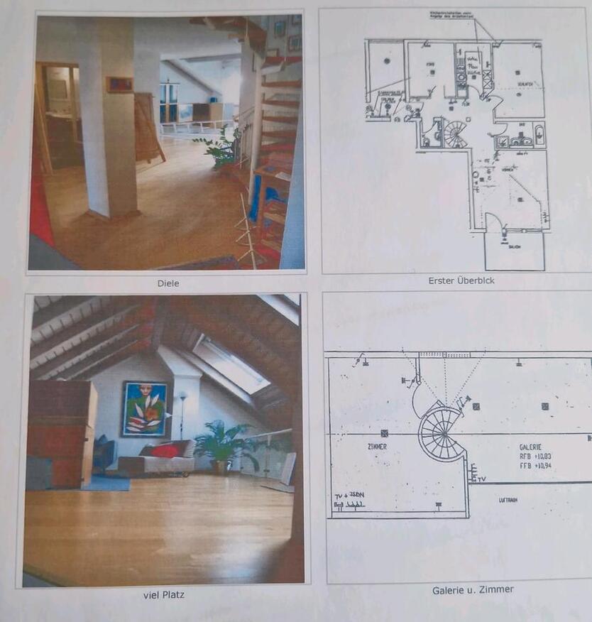 Maisonetten-Galerie Wohnung