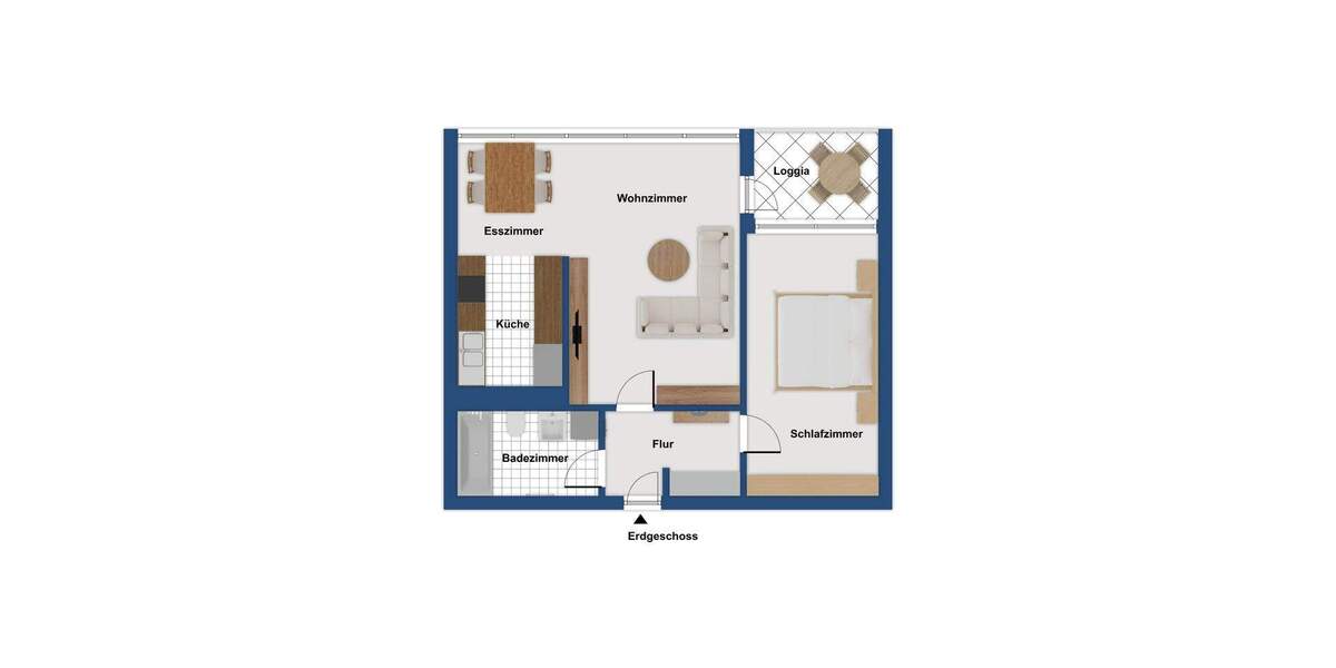Etagenwohnung Tamm - 2 Zimmer, 64 m&sup2;, 149.000&euro; | Angebot:25042092