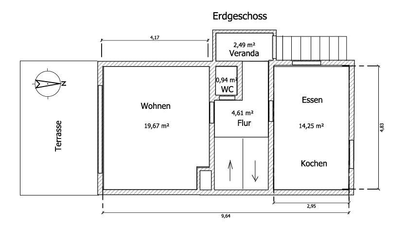 Reihenhaus Leonberg - 5 Zimmer, 114 m&sup2;, 550.000&euro; | Angebot:26188266