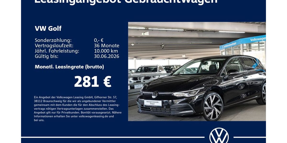 VW Golf 36.688 km 24.330 &euro; Stuttgart-Wangen 70188