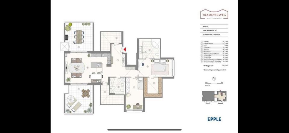 Einfamilienhaus Markgröningen - 3.5 Zimmer, 140 m&sup2;, 1.990&euro; | Angebot:26044402