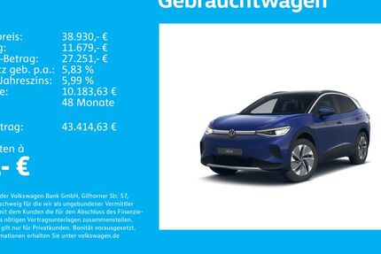 VW ID.4 4.872 km 38.930 &euro; Stuttgart-Wangen 70188