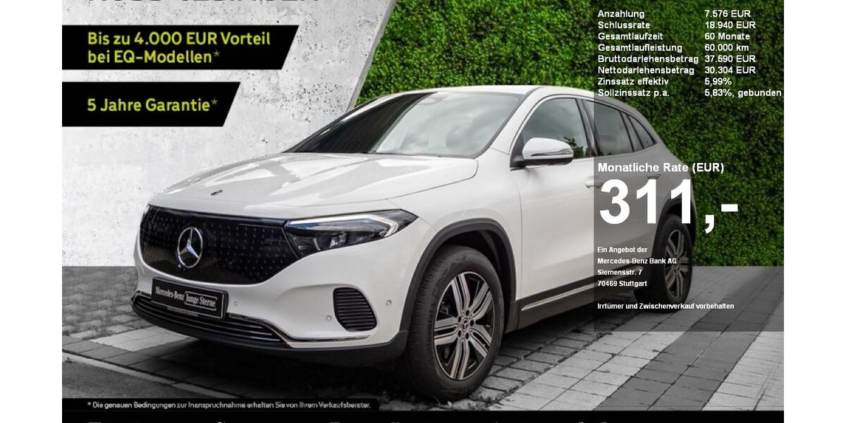 Mercedes-Benz EQA 12.700 km 36.480 € Esslingen 73730