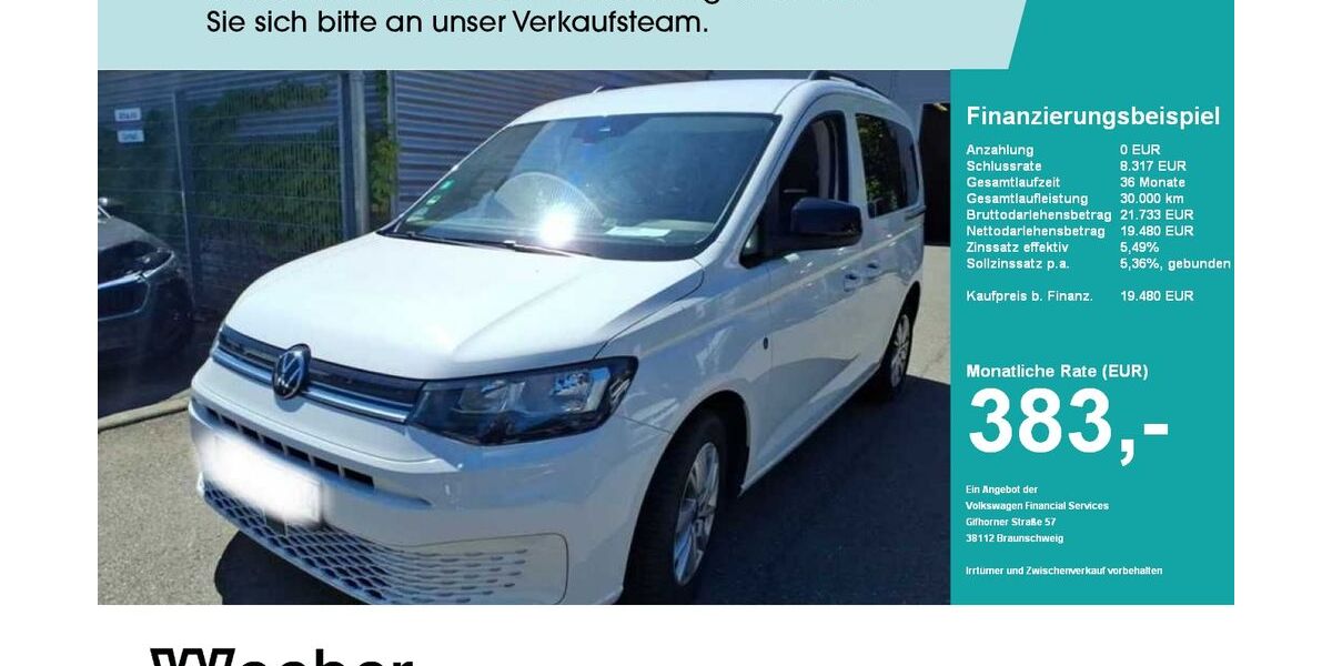 VW Caddy 102.923 km 18.590 &euro; Leonberg 71229