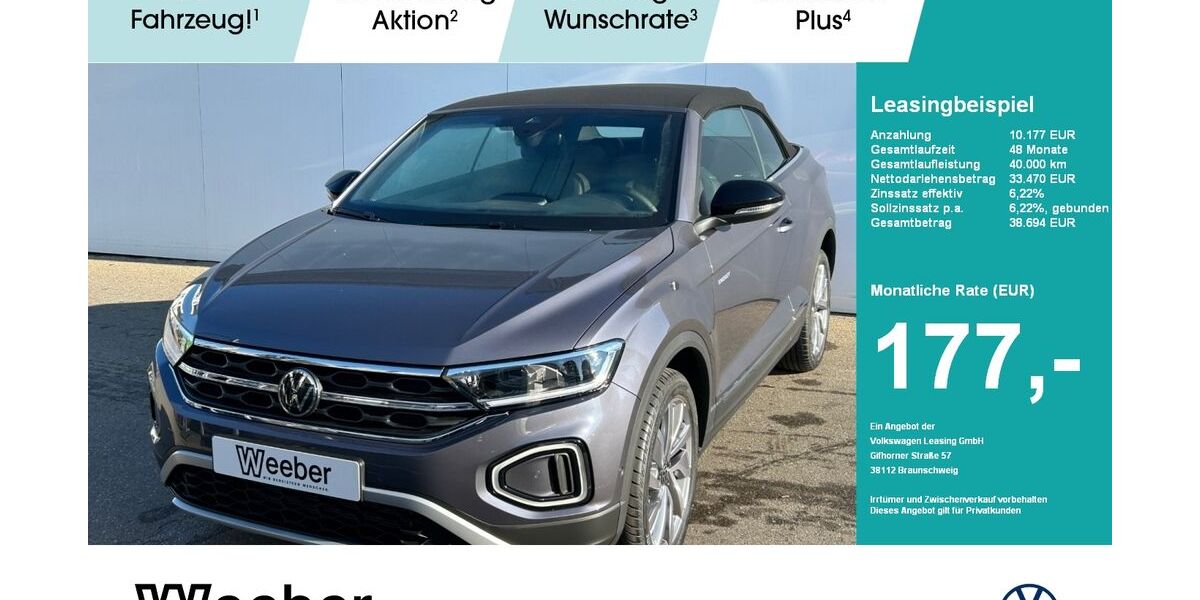 VW T-Roc 1.050 km 33.270 &euro; Leonberg 71229