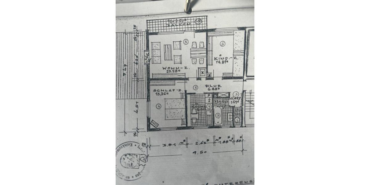 Etagenwohnung Albershausen - 3 Zimmer, 75 m&sup2;, 1.190&euro; | Angebot:26438238