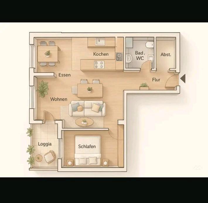 *PROVISIONSFREI* 2,5 Zi Wohnung als Kapitalanlage in LB zimmer